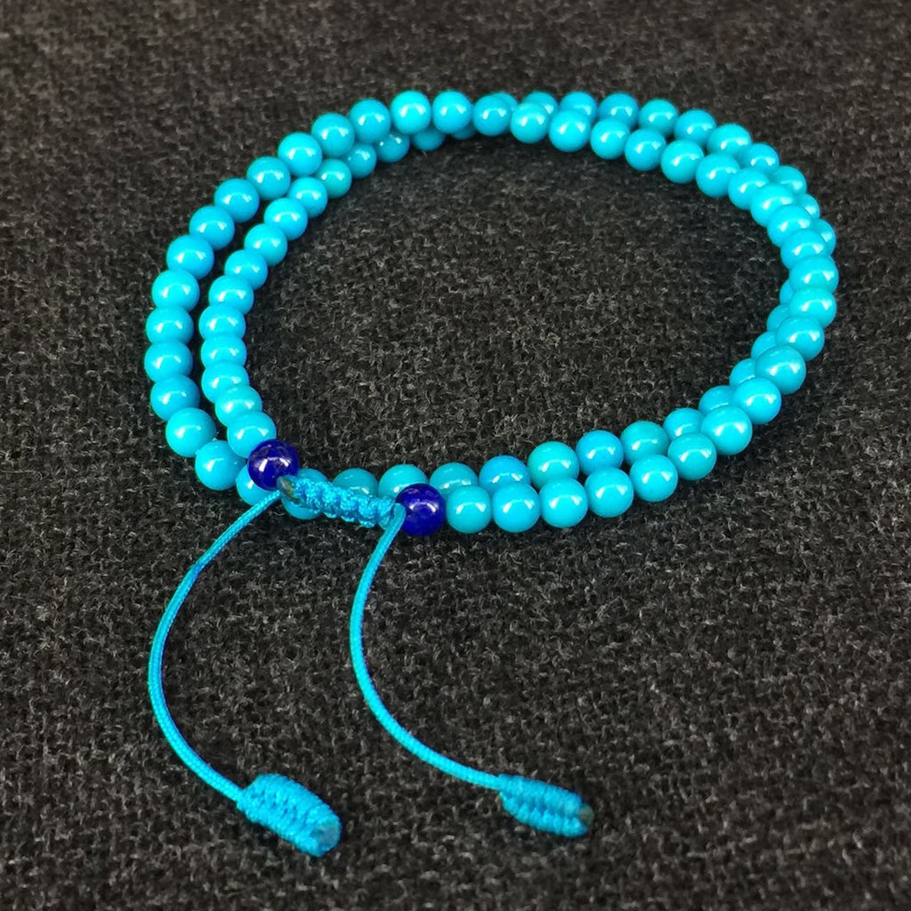 Handmade AmericanSleeping Beauty Turquoise Bracelet Jewelry at Mahakala Fine Arts