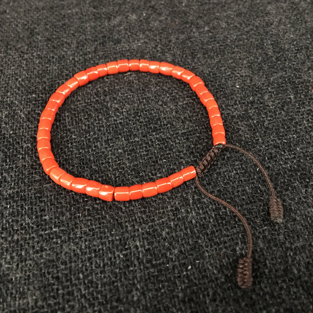 Handmade Italian Red Coral Bracelet Jewelry at Mahakala Fine Arts