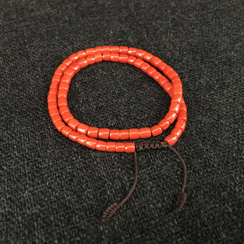 Handmade Italian Red Coral Bracelet Jewelry at Mahakala Fine Arts
