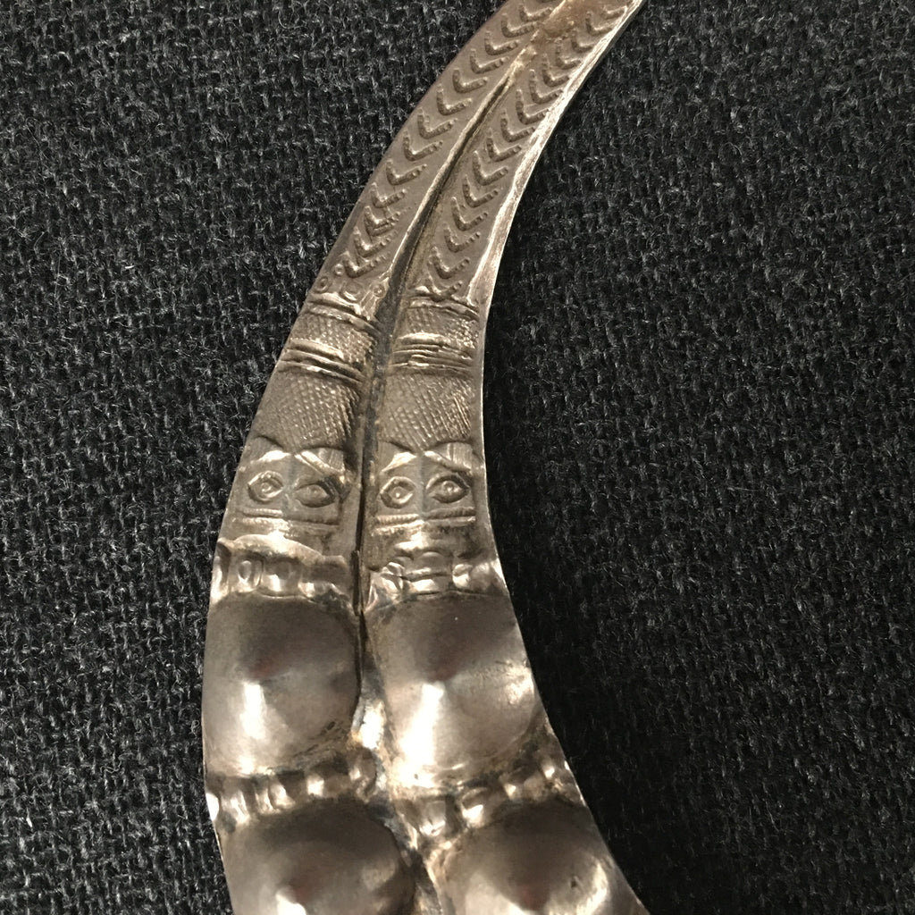 Antique Handmade Nagaland Silver Pendant at Mahakala Fine Arts