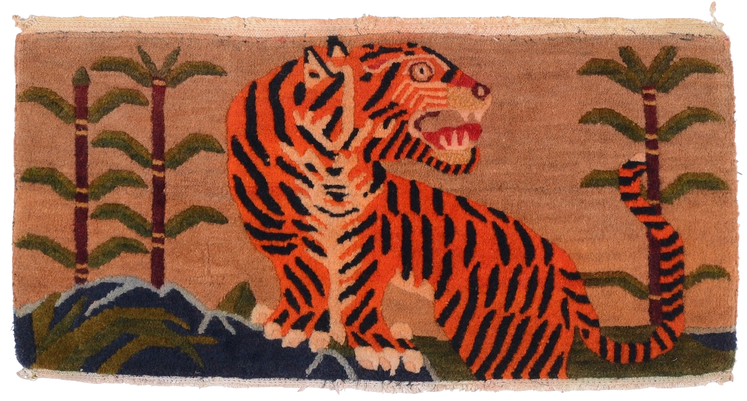 Tibetan tiger deals rug