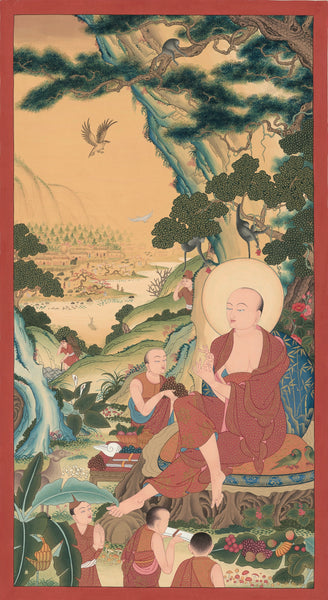 Siddha Tibetan Thangka by Mukti Singh Thapa