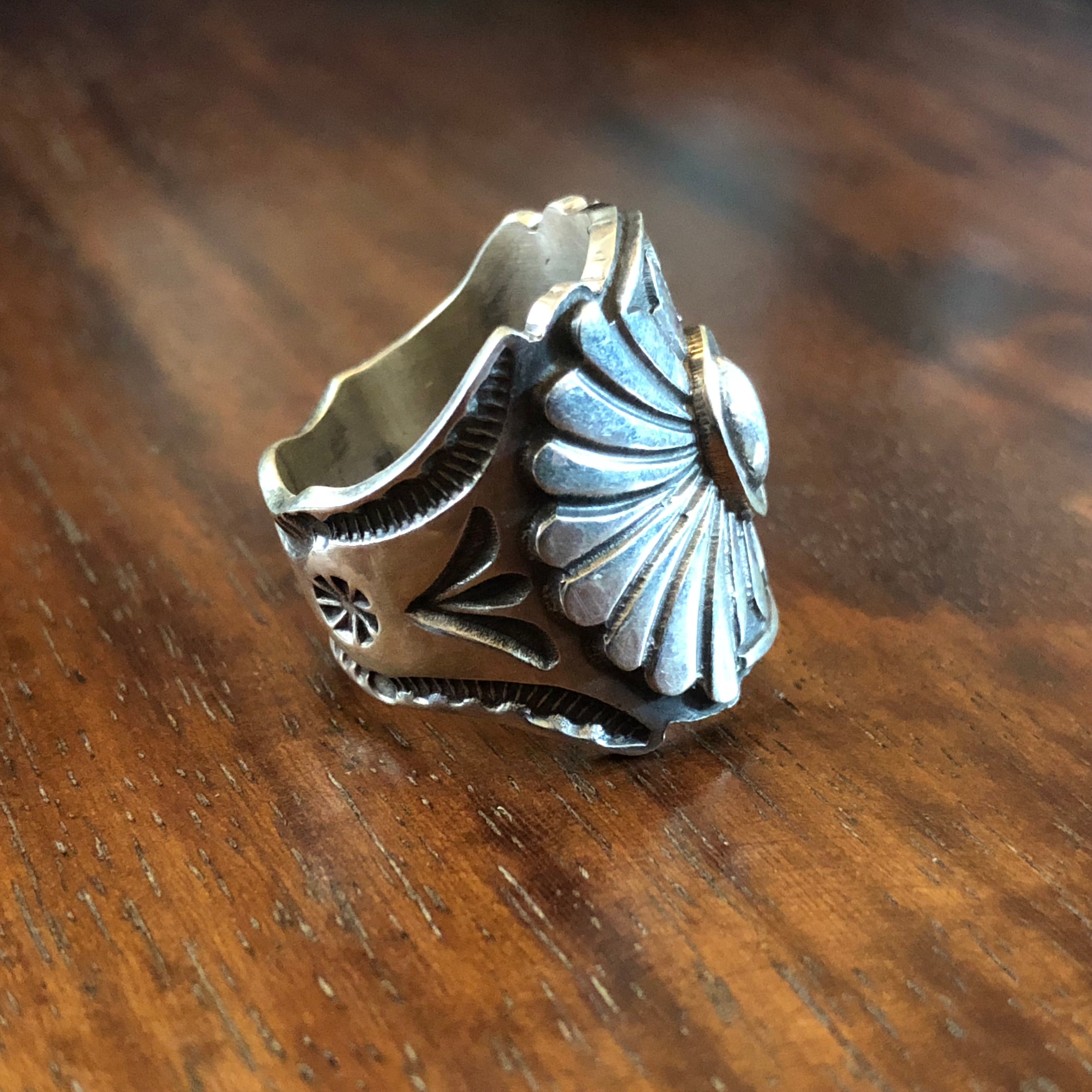 Hand Stamped Sunburst Ring by Sunshine Reeves | Mahakala