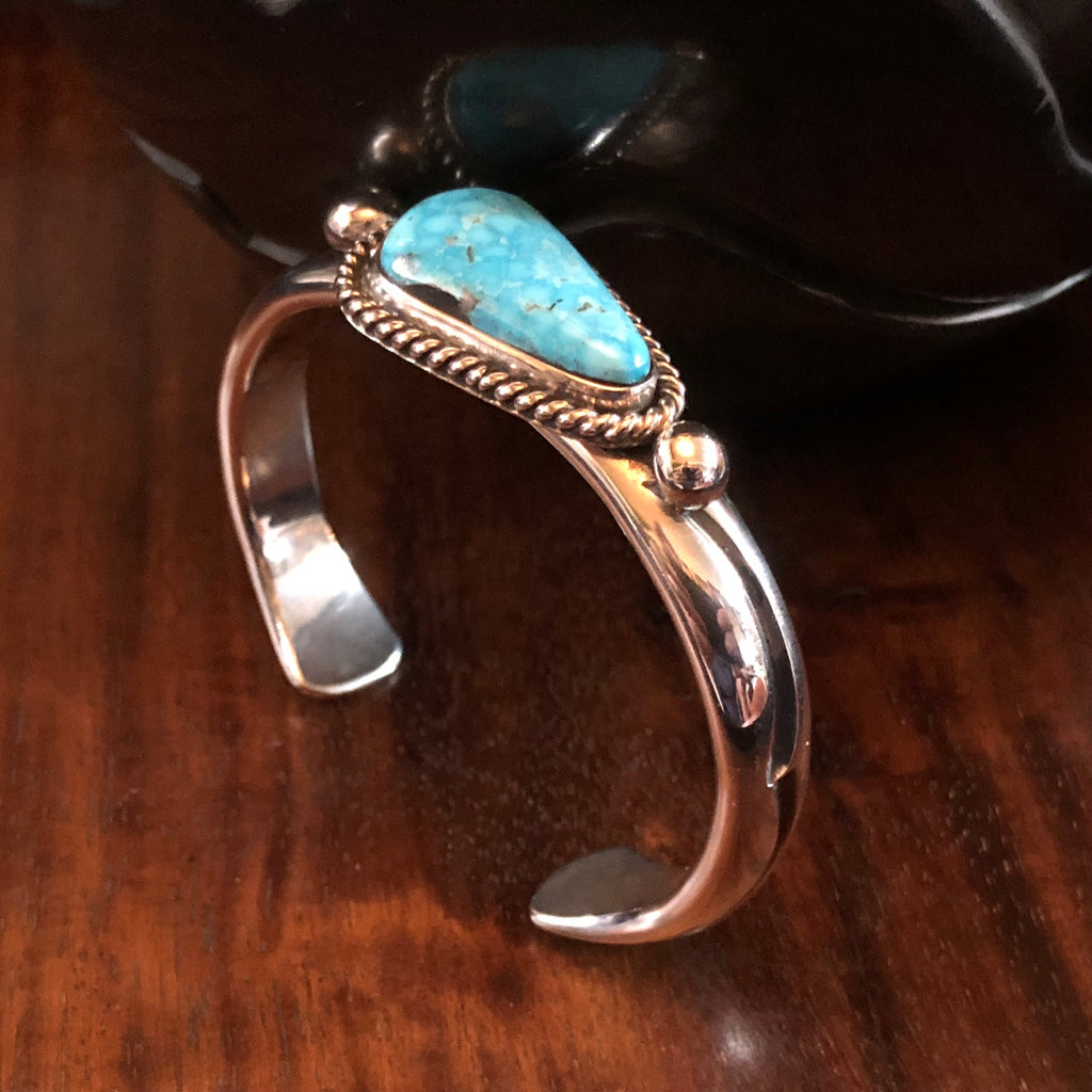 Native American Turquoise Bracelet by Albert Lee